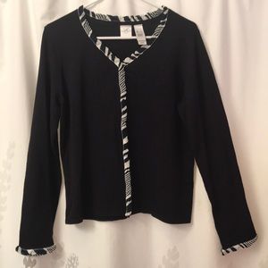 Emma James cardigan sweater Sz L
